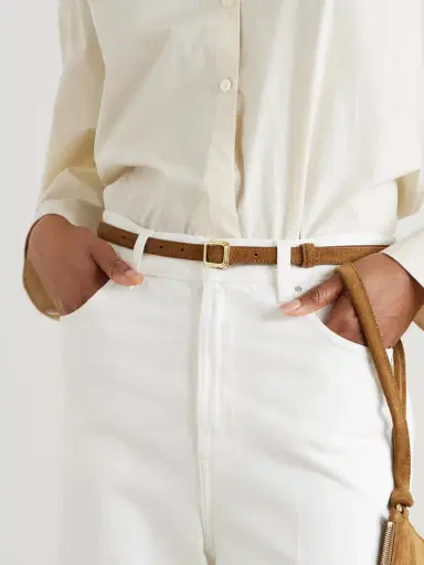 LIÉ STUDIO The Georgia Slim Suede Belt | Thumbnail 2 LIÉ STUDIO The Georgia Slim Suede Belt | Thumbnail 2
