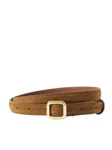 LIÉ STUDIO The Georgia Slim Suede Belt | Thumbnail 1 LIÉ STUDIO The Georgia Slim Suede Belt | Thumbnail 1