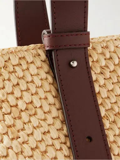 LIÉ STUDIO Bianca Large Leather-trimmed Raffia Tote | Thumbnail 4 LIÉ STUDIO Bianca Large Leather-trimmed Raffia Tote | Thumbnail 4