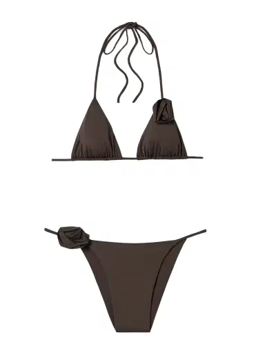 Maygel Coronel Gola Appliquéd Triangle Halterneck Bikini | Thumbnail 1