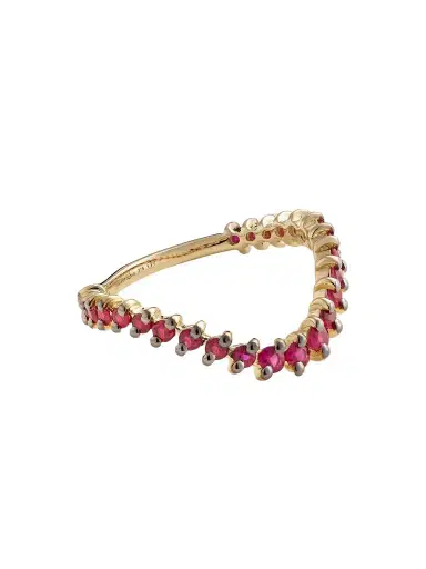 Yvonne Léon Alliance 9-karat Gold Ruby Ring | Thumbnail 1 Yvonne Léon Alliance 9-karat Gold Ruby Ring | Thumbnail 1