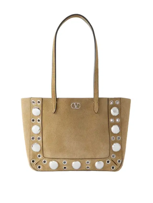 Nellcôte Mini Embellished Suede Tote