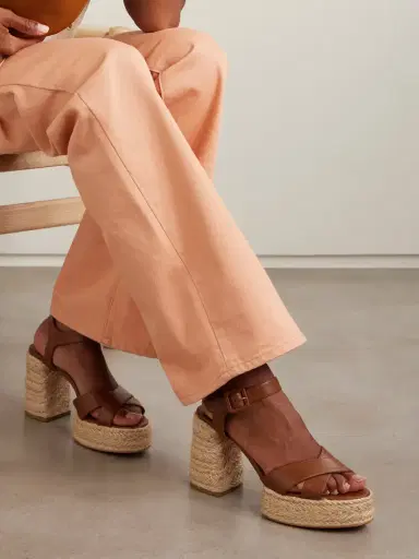 Christian Louboutin Calakala 85 Leather Espadrille Platform Sandals | Thumbnail 2 Christian Louboutin Calakala 85 Leather Espadrille Platform Sandals | Thumbnail 2