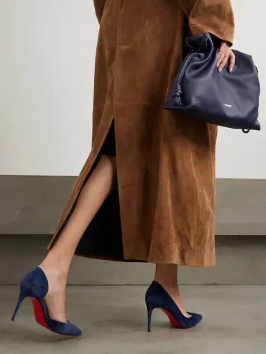 Christian Louboutin Iriza 85 Suede Pumps | Thumbnail 2 Christian Louboutin Iriza 85 Suede Pumps | Thumbnail 2