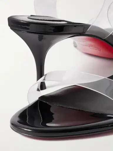 Christian Louboutin Just Nothing 55 Pvc Mules | Thumbnail 4 Christian Louboutin Just Nothing 55 Pvc Mules | Thumbnail 4