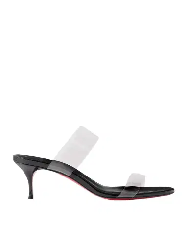 Christian Louboutin Just Nothing 55 Pvc Mules | Thumbnail 1 Christian Louboutin Just Nothing 55 Pvc Mules | Thumbnail 1