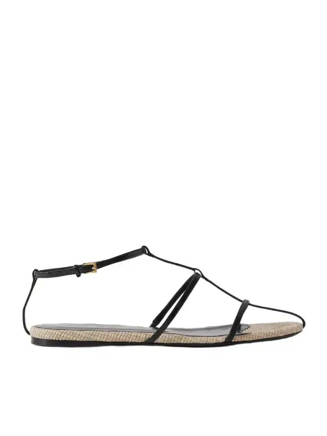 Cage Leather Sandals
