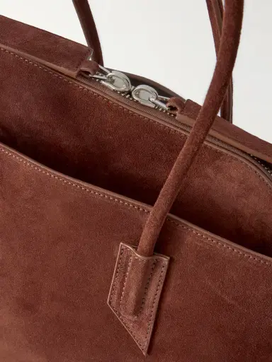 The Attico La Passeggiata Medium Asymmetric Suede Tote | Thumbnail 4 The Attico La Passeggiata Medium Asymmetric Suede Tote | Thumbnail 4