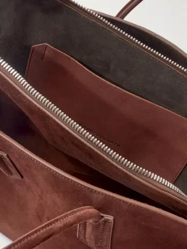 The Attico La Passeggiata Medium Asymmetric Suede Tote | Thumbnail 5 The Attico La Passeggiata Medium Asymmetric Suede Tote | Thumbnail 5