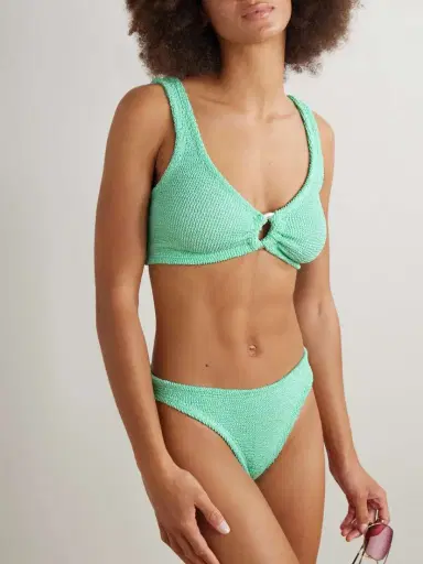 Hunza G Julia Embellished Seersucker Bikini | Thumbnail 2