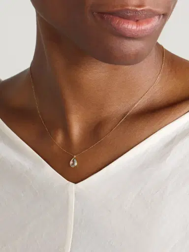 Mateo 14-karat Gold Topaz Necklace | Thumbnail 2