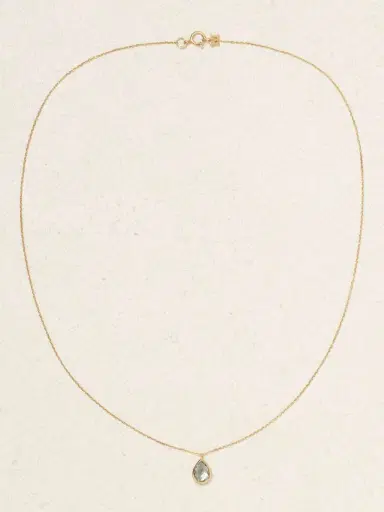 Mateo 14-karat Gold Topaz Necklace | Thumbnail 4