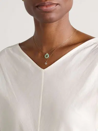 Mateo 14-karat Gold Topaz Necklace | Thumbnail 5