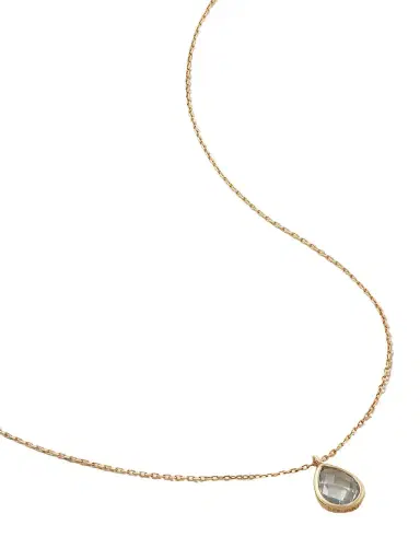 Mateo 14-karat Gold Topaz Necklace | Thumbnail 1