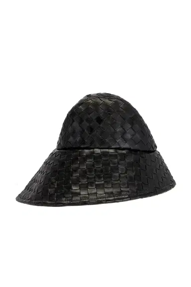 Bottega Veneta Leather Intrecciato Hat | Thumbnail 4 Bottega Veneta Leather Intrecciato Hat | Thumbnail 4