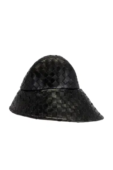 Bottega Veneta Leather Intrecciato Hat | Thumbnail 5 Bottega Veneta Leather Intrecciato Hat | Thumbnail 5