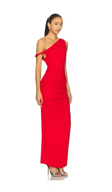 Line & Dot Erina Asymmetrical Maxi Dress | Thumbnail 2 Line & Dot Erina Asymmetrical Maxi Dress | Thumbnail 2