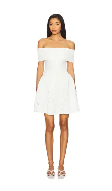Line & Dot Biva Mix-media Mini Dress | Thumbnail 1