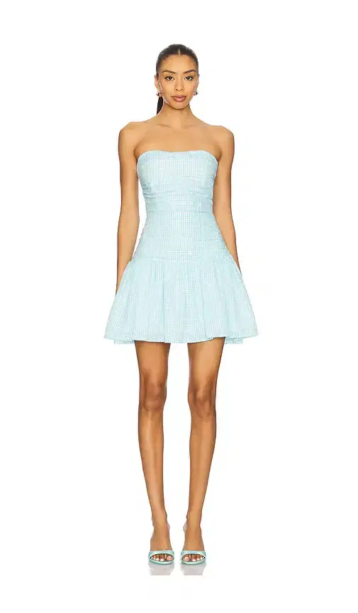 Line & Dot Suree Gingham Dress