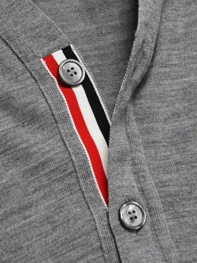 Thom Browne Striped Wool Cardigan - Men | Thumbnail 4 Thom Browne Striped Wool Cardigan - Men | Thumbnail 4