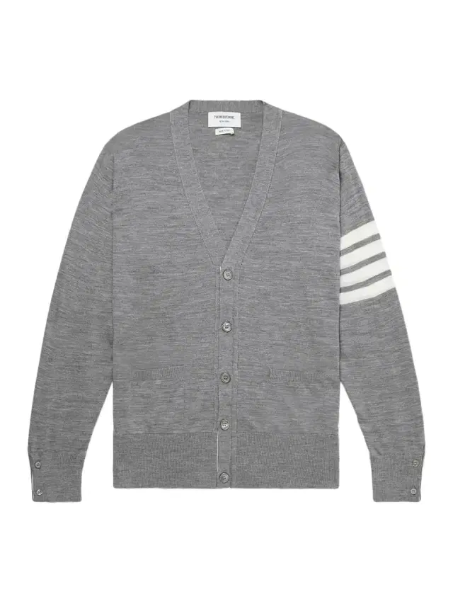 Thom Browne Striped Wool Cardigan - Men