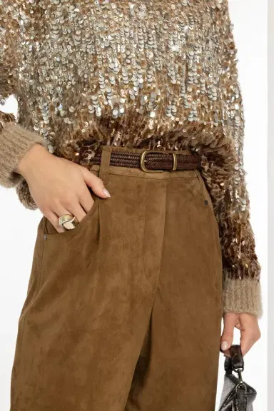Brunello Cucinelli Oval Buckle Belt | Thumbnail 3
