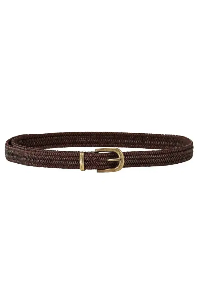 Oval Buckle Belt
