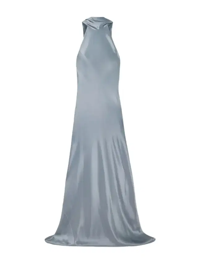 Sienna Satin Halterneck Gown