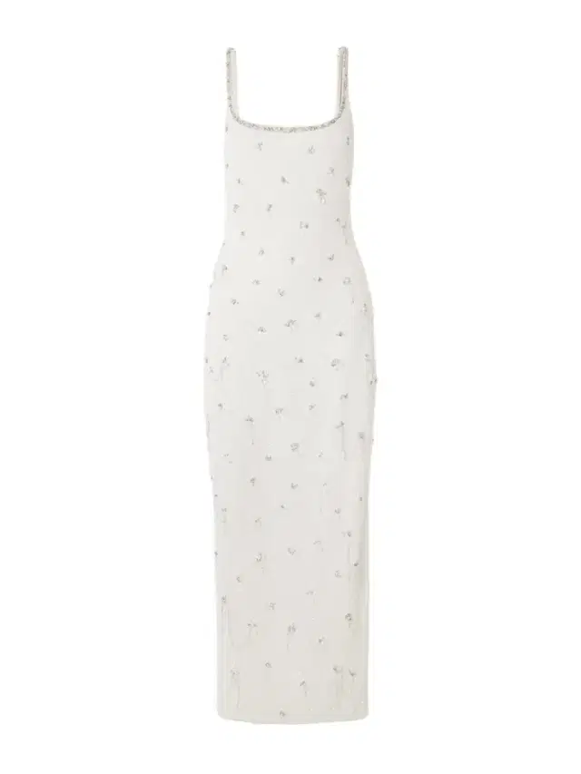 Clio Peppiatt Droplet Embellished Beaded Stretch-tulle Gown