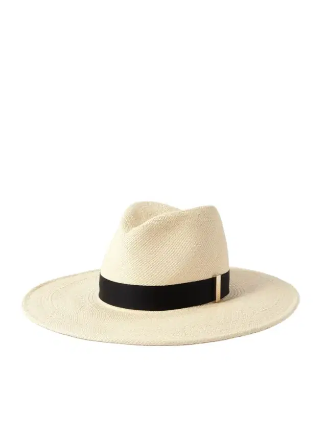 Jeanne Embellished Cotton Felt-trimmed Straw Fedora