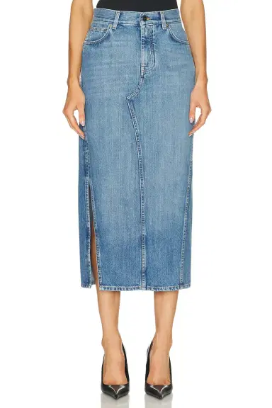 Givenchy Long Denim Skirt | Thumbnail 2