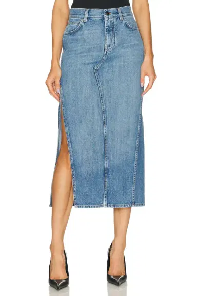 Givenchy Long Denim Skirt | Thumbnail 1