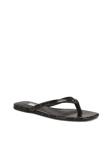 TOTEME Croco Embossed Flip Flop | Thumbnail 2