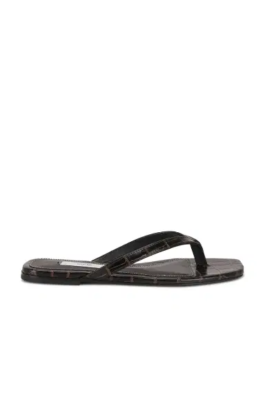 TOTEME Croco Embossed Flip Flop | Thumbnail 1