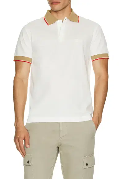 Burberry Collar Slim Fit Polo | Thumbnail 1