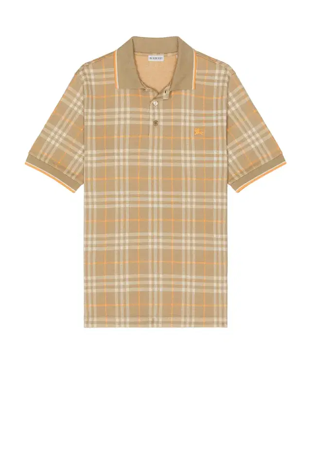 Burberry Check Slim Polo With EKD