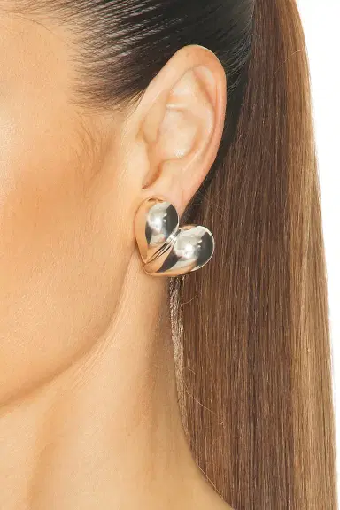 Bottega Veneta Heart Earrings | Thumbnail 2