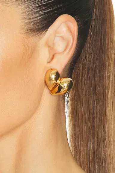 Bottega Veneta Heart Earrings | Thumbnail 2 Bottega Veneta Heart Earrings | Thumbnail 2