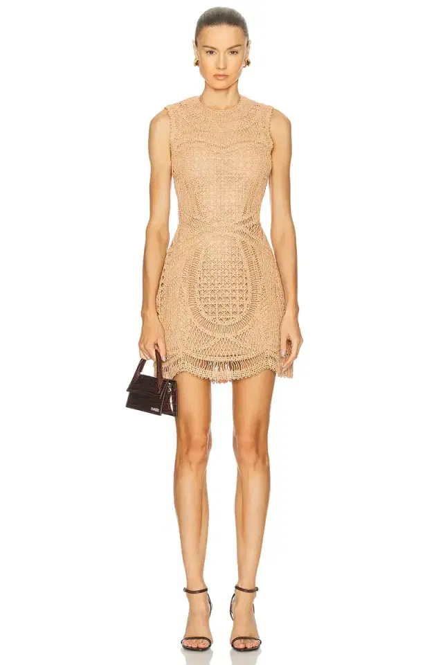 SIMKHAI Coen Crewneck Mini Dress
