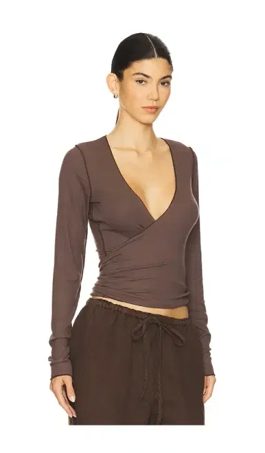 VIR VITA Margot Wrap Top | Thumbnail 2