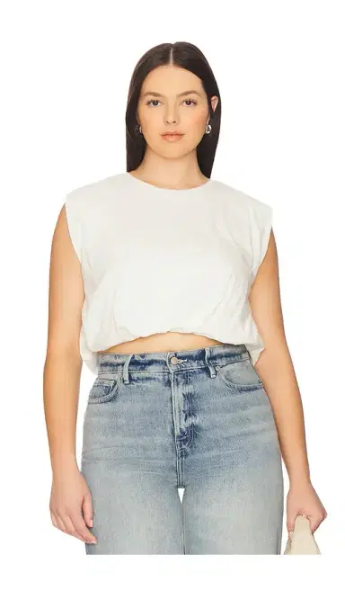 Good American Cotton Muscle Tee | Thumbnail 2