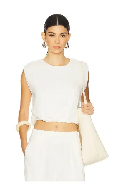 Good American Cotton Muscle Tee | Thumbnail 1