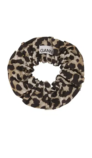 Ganni Printed Cotton Scrunchie | Thumbnail 2