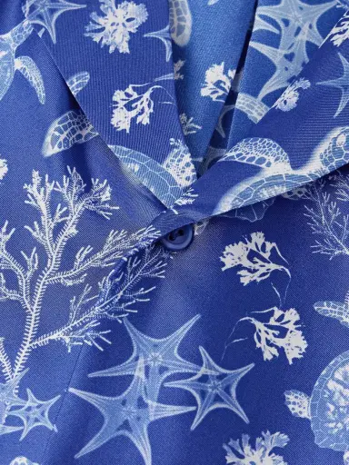 Vilebrequin Charli Camp-Collar Printed Silk-Twill Shirt - Men | Thumbnail 4