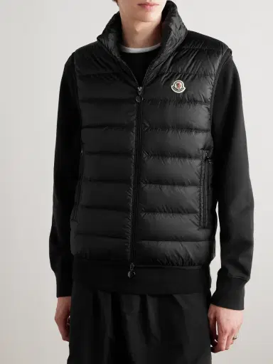 Moncler Rocoque Logo-Appliquéd Quilted Shell Down Gilet - Men | Thumbnail 3 Moncler Rocoque Logo-Appliquéd Quilted Shell Down Gilet - Men | Thumbnail 3
