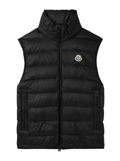 Moncler Rocoque Logo-Appliquéd Quilted Shell Down Gilet - Men | Thumbnail 1 Moncler Rocoque Logo-Appliquéd Quilted Shell Down Gilet - Men | Thumbnail 1