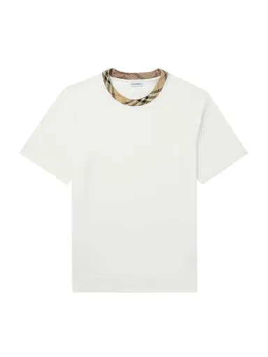 Burberry Checked Cotton-Jersey T-Shirt - Men | Thumbnail 1
