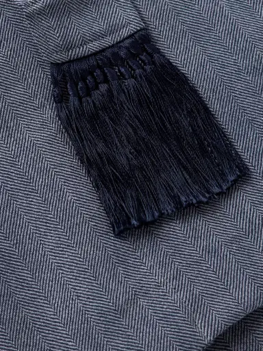 Derek Rose Lincoln 11 Belted Herringbone Wool Robe - Men | Thumbnail 4 Derek Rose Lincoln 11 Belted Herringbone Wool Robe - Men | Thumbnail 4