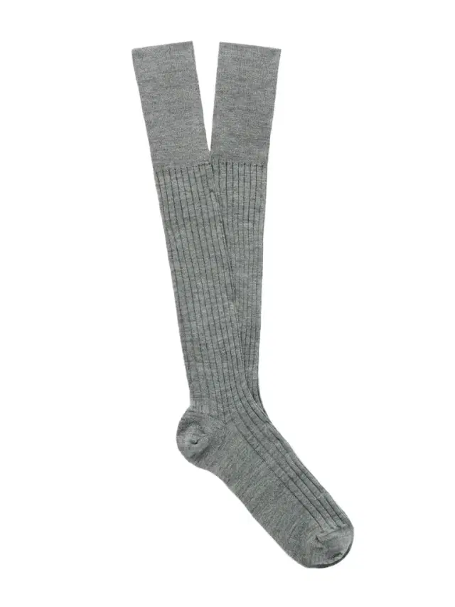 Ribbed Wool and Cashmere-Blend Socks - Men
