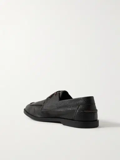 George Cleverley Devon Full-Grain Deerskin Boat Shoes - Men | Thumbnail 4 George Cleverley Devon Full-Grain Deerskin Boat Shoes - Men | Thumbnail 4
